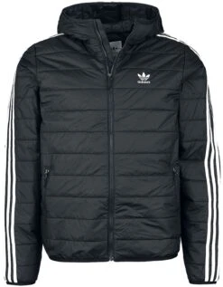 "Pad Hooded Puff" Winter Jacket Black By Adidas