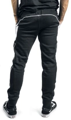 "Piping Block" Cloth Trousers Black-white By Champion -Men Fashion Clothing Store 525505wb