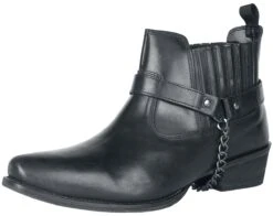 "Biker Boots" Biker Boot Black By Rock Rebel By EMP