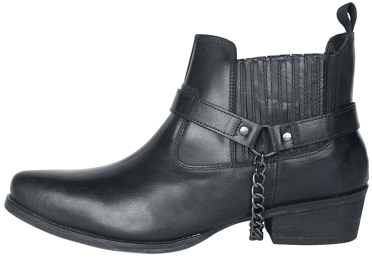 "Biker Boots" Biker Boot Black By Rock Rebel By EMP 6 "Biker Boots" Biker Boot Black By Rock Rebel By EMP - Image 4