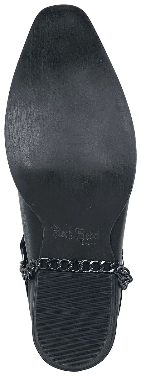 "Biker Boots" Biker Boot Black By Rock Rebel By EMP 8 "Biker Boots" Biker Boot Black By Rock Rebel By EMP - Image 6