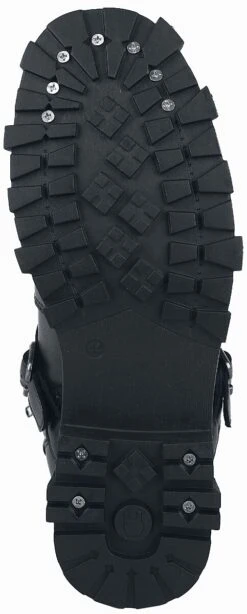 "Biker Boots With Buckles" Laced Boots Black By Gothicana By EMP 14 "Biker Boots With Buckles" Laced Boots Black By Gothicana By EMP -Men Fashion Clothing Store 526149a6