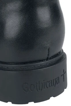 "Biker Boots With Buckles" Laced Boots Black By Gothicana By EMP 15 "Biker Boots With Buckles" Laced Boots Black By Gothicana By EMP -Men Fashion Clothing Store 526149d