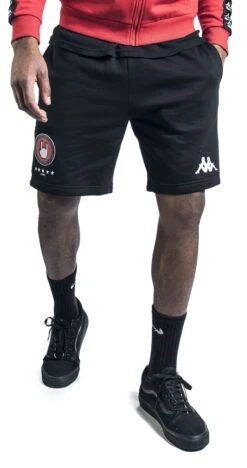 "Kappa X EMP Casual Shorts" Shorts Black By EMP Special Collection -Men Fashion Clothing Store 526461wa