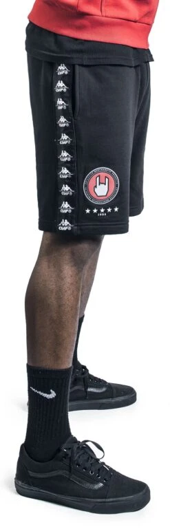 "Kappa X EMP Casual Shorts" Shorts Black By EMP Special Collection -Men Fashion Clothing Store 526461wa2