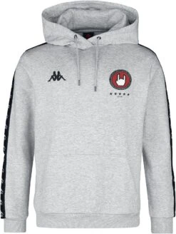 "Kappa X EMP Hooded Sweater" Hooded Sweater Mottled Grey By EMP Special Collection