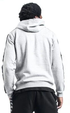 "Kappa X EMP Hooded Sweater" Hooded Sweater Mottled Grey By EMP Special Collection 17 "Kappa X EMP Hooded Sweater" Hooded Sweater Mottled Grey By EMP Special Collection -Men Fashion Clothing Store 526465wb