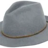 "Wesley Fedora" Hat Grey By Brixton 1 "Wesley Fedora" Hat Grey By Brixton -Men Fashion Clothing Store 527013a