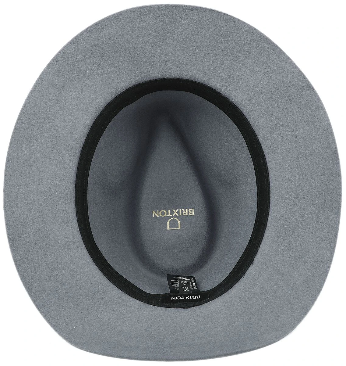 "Wesley Fedora" Hat Grey By Brixton 5 "Wesley Fedora" Hat Grey By Brixton - Image 3