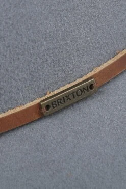 "Wesley Fedora" Hat Grey By Brixton 9 "Wesley Fedora" Hat Grey By Brixton -Men Fashion Clothing Store 527013d