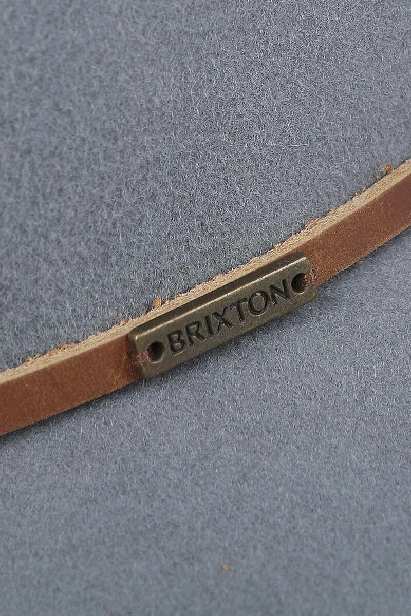 "Wesley Fedora" Hat Grey By Brixton 6 "Wesley Fedora" Hat Grey By Brixton - Image 4