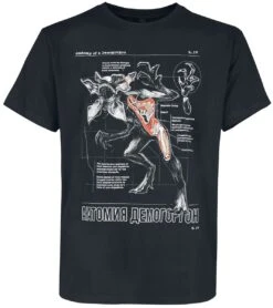 "Anatomy Of A Demogorgon" T-Shirt Black By Stranger Things