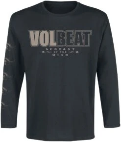 "Servant Of The Mind" Long-sleeve Shirt Black By Volbeat