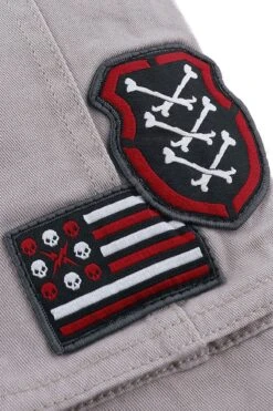 "Army Vintage Trousers" Cargo Trousers Grey By Rock Rebel By EMP 11 "Army Vintage Trousers" Cargo Trousers Grey By Rock Rebel By EMP -Men Fashion Clothing Store 527470d