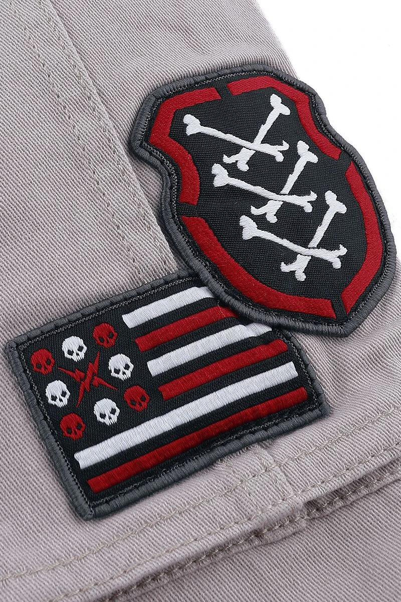 "Army Vintage Trousers" Cargo Trousers Grey By Rock Rebel By EMP 5 "Army Vintage Trousers" Cargo Trousers Grey By Rock Rebel By EMP - Image 3