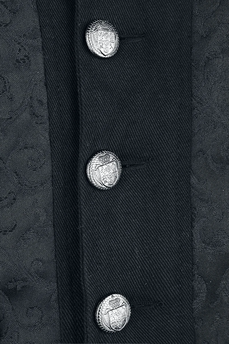 "Balberith" Vest Black By Gothicana By EMP 5 "Balberith" Vest Black By Gothicana By EMP - Image 3