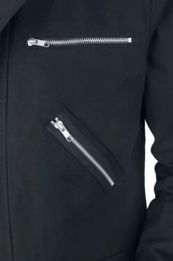 "Belial" Coats Black By Gothicana By EMP 12 "Belial" Coats Black By Gothicana By EMP -Men Fashion Clothing Store 527749d