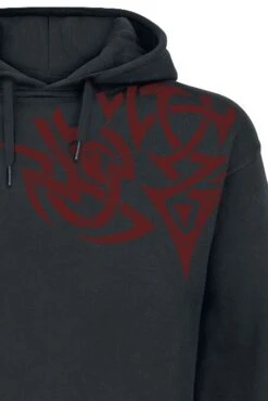 "Vicero" Hooded Sweater Black By Outer Vision -Men Fashion Clothing Store 527818d