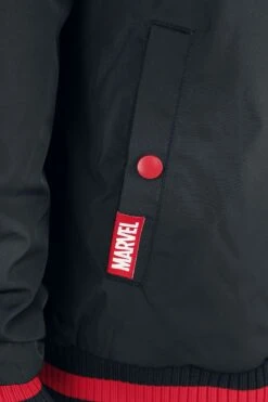 "Spider Logo" Winter Jacket Black By Spider-Man -Men Fashion Clothing Store 527936d3