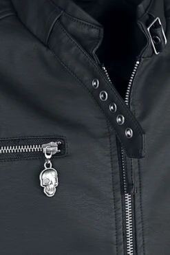 "EMP Signature Collection" Imitation Leather Jacket Black By Gojira -Men Fashion Clothing Store 528409d2