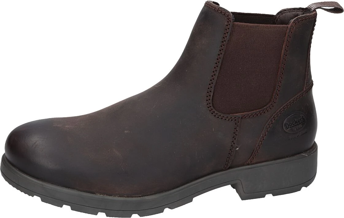 "Vintage Chelsea Boots" Boot Dark Brown By Dockers By Gerli 3 "Vintage Chelsea Boots" Boot Dark Brown By Dockers By Gerli