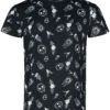 "T-shirt With Bats And Skulls" T-Shirt Black By Gothicana By EMP 2 "T-shirt With Bats And Skulls" T-Shirt Black By Gothicana By EMP -Men Fashion Clothing Store 528821a