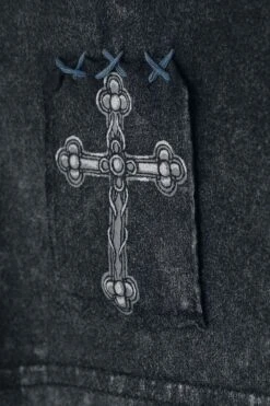 "Rock ‘n’ Roll Long-sleeved Shirt With Prints" Long-sleeve Shirt Grey By Rock Rebel By EMP 11 "Rock ‘n’ Roll Long-sleeved Shirt With Prints" Long-sleeve Shirt Grey By Rock Rebel By EMP -Men Fashion Clothing Store 528926d2