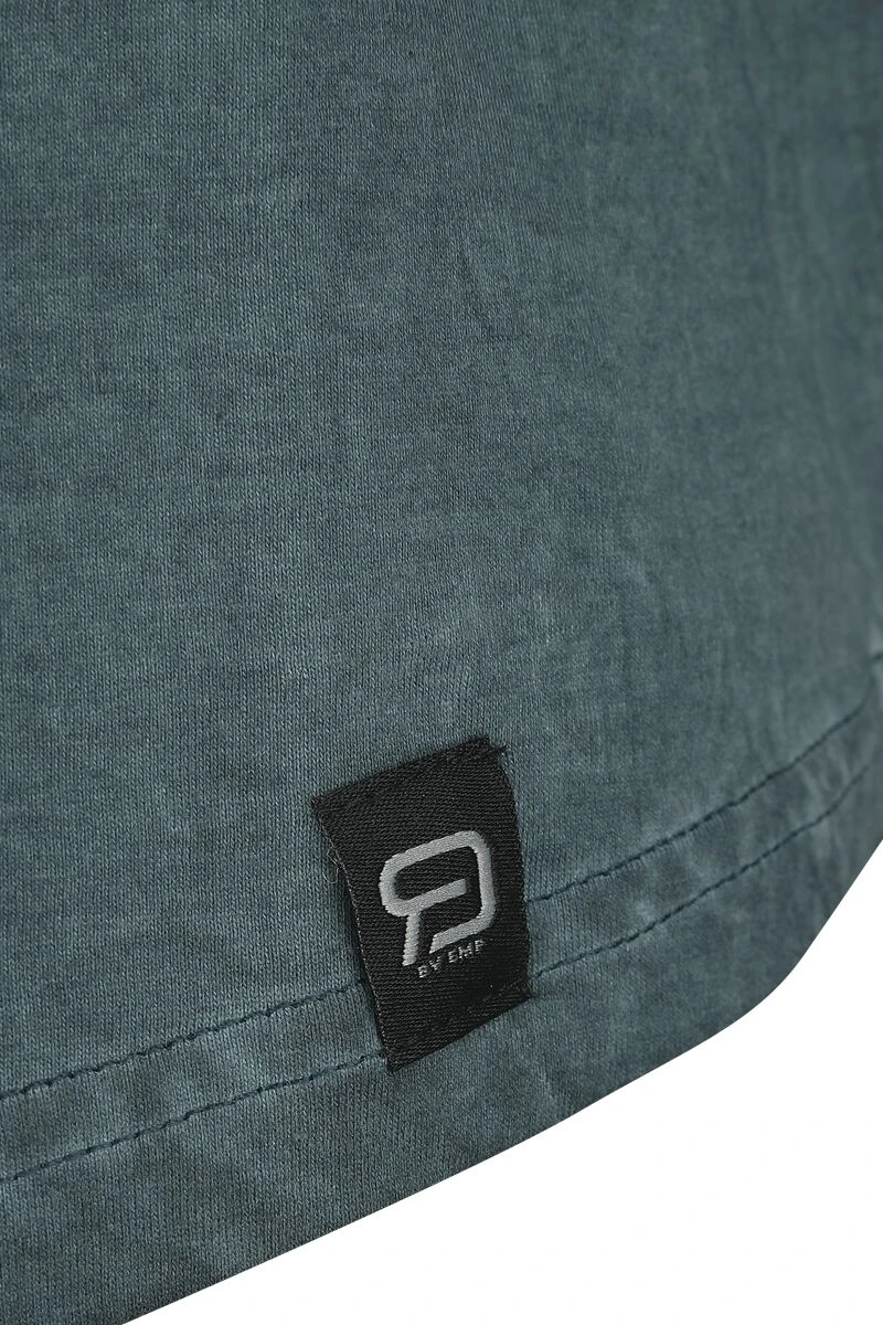 "T-shirt With Old-school Embroidery Detail" T-Shirt Dark Blue By RED By EMP 6 "T-shirt With Old-school Embroidery Detail" T-Shirt Dark Blue By RED By EMP - Image 4