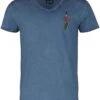 "T-shirt With Dagger And Embroidery Detail" T-Shirt Blue By RED By EMP -Men Fashion Clothing Store 529164a