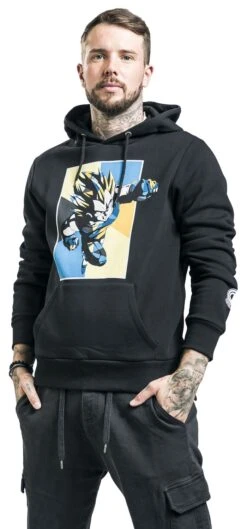 "Z - Vegeta Attack" Hooded Sweater Black By Dragon Ball 10 "Z - Vegeta Attack" Hooded Sweater Black By Dragon Ball -Men Fashion Clothing Store 529194wa