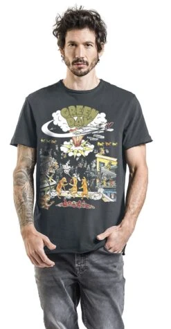 "Amplified Collection - Dookie" T-Shirt Charcoal By Green Day 9 "Amplified Collection - Dookie" T-Shirt Charcoal By Green Day -Men Fashion Clothing Store 530410wa