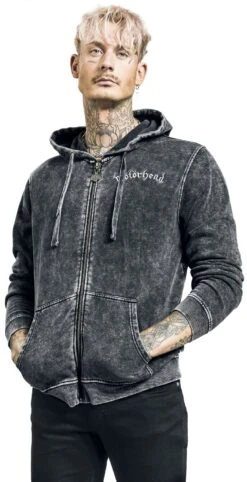 "EMP Signature Collection" Hooded Zip Grey By Motörhead -Men Fashion Clothing Store 531139wa