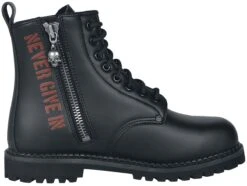 "Boots With Large Rock Rebel Print" Boot Black By Rock Rebel By EMP 11 "Boots With Large Rock Rebel Print" Boot Black By Rock Rebel By EMP -Men Fashion Clothing Store 531276a3