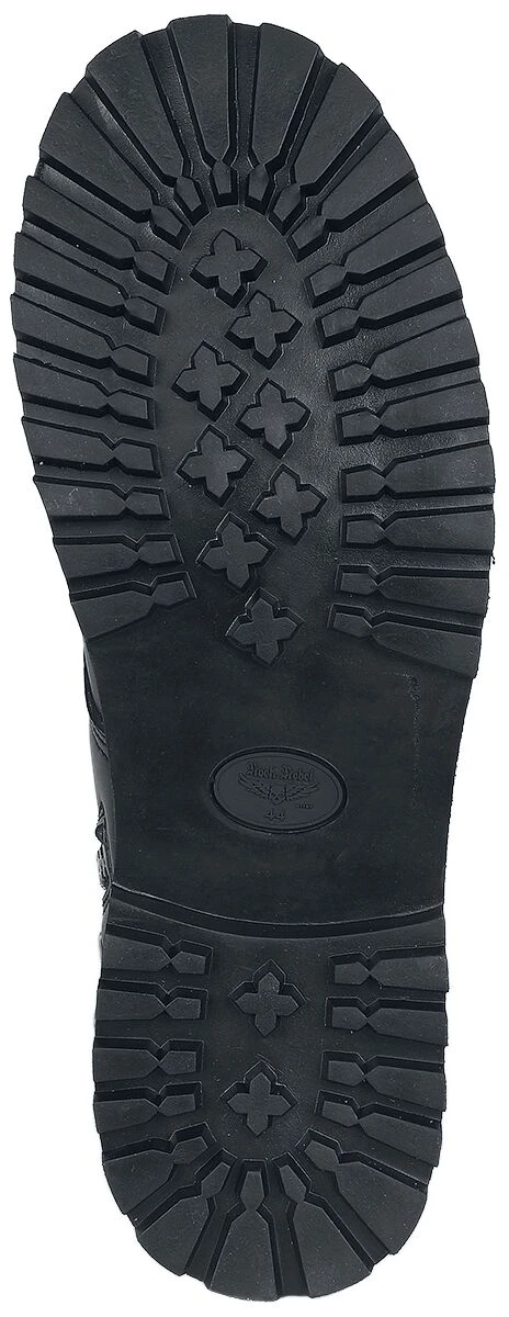 "Boots With Large Rock Rebel Print" Boot Black By Rock Rebel By EMP 8 "Boots With Large Rock Rebel Print" Boot Black By Rock Rebel By EMP - Image 6