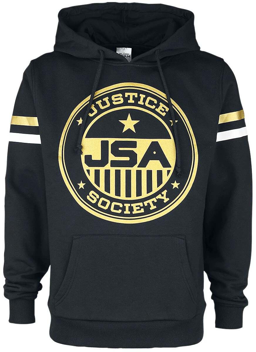 "JSA Justice Society" Hooded Sweater Black By Black Adam 3 "JSA Justice Society" Hooded Sweater Black By Black Adam