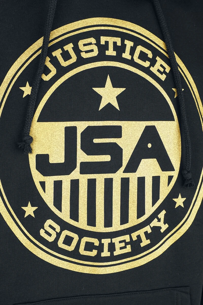 "JSA Justice Society" Hooded Sweater Black By Black Adam 4 "JSA Justice Society" Hooded Sweater Black By Black Adam - Image 2