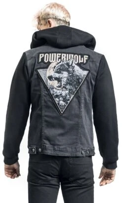 "EMP Signature Collection" Jeans Jacket Black By Powerwolf 15 "EMP Signature Collection" Jeans Jacket Black By Powerwolf -Men Fashion Clothing Store 532582wb