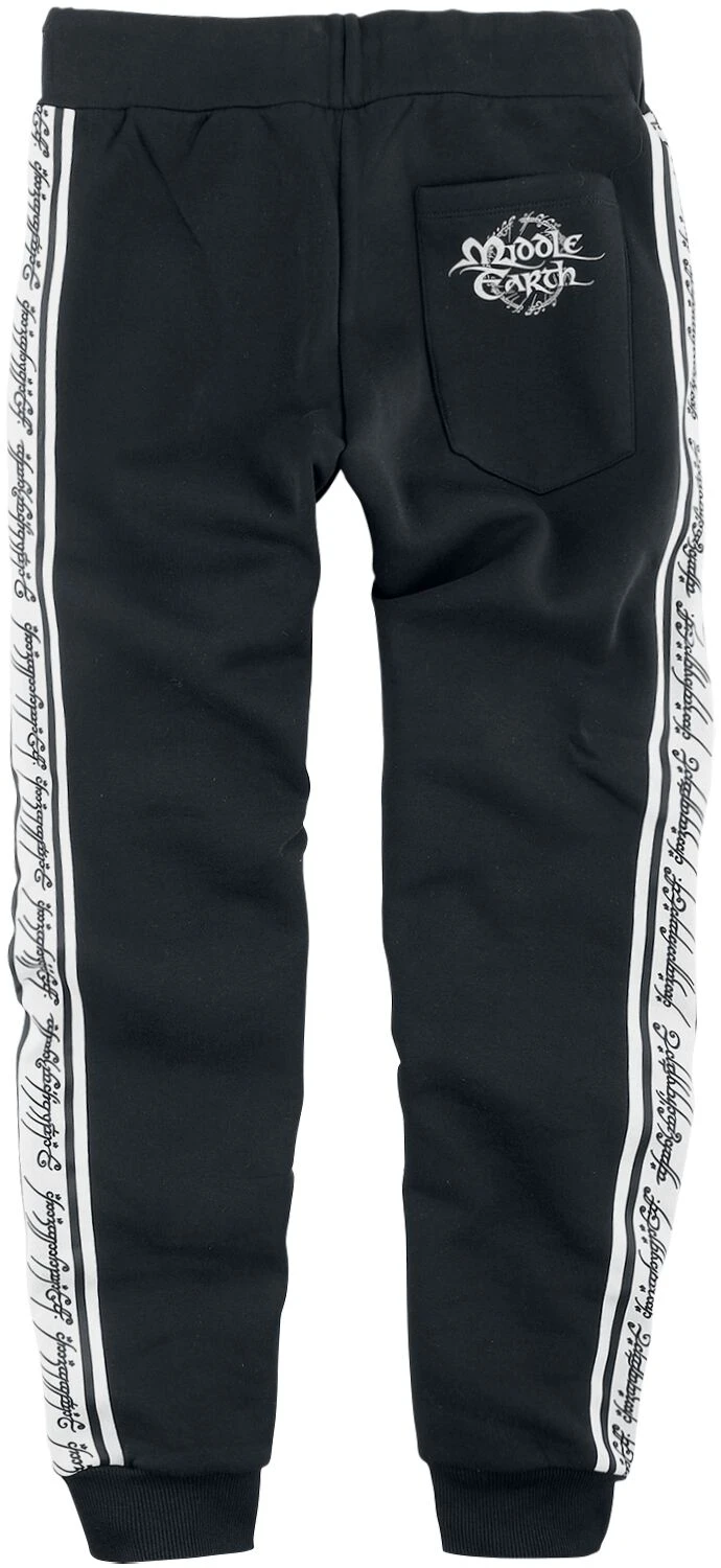 "Middle Earth Script" Tracksuit Trousers Black By The Lord Of The Rings 4 "Middle Earth Script" Tracksuit Trousers Black By The Lord Of The Rings - Image 2