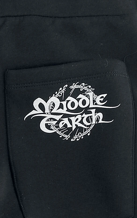 "Middle Earth Script" Tracksuit Trousers Black By The Lord Of The Rings 5 "Middle Earth Script" Tracksuit Trousers Black By The Lord Of The Rings - Image 3