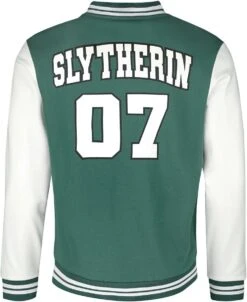 "Slytherin - 07" Varsity Jacket Multicolour By Harry Potter -Men Fashion Clothing Store 532798b
