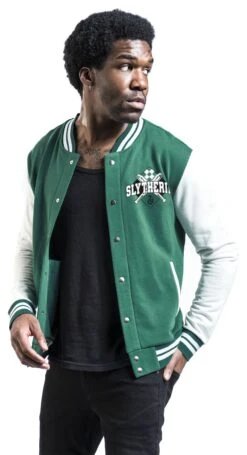 "Slytherin - 07" Varsity Jacket Multicolour By Harry Potter -Men Fashion Clothing Store 532798wa