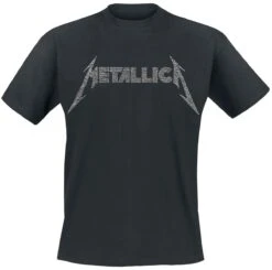 "40th Anniversary Songs Logo" T-Shirt Black By Metallica