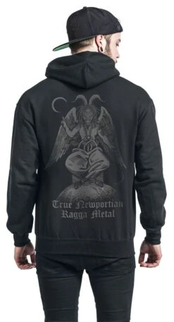 "Ragga Metal" Hooded Sweater Black By Skindred 11 "Ragga Metal" Hooded Sweater Black By Skindred -Men Fashion Clothing Store 533416wb