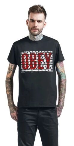 "Obey" T-Shirt Black By Bring Me The Horizon 7 "Obey" T-Shirt Black By Bring Me The Horizon -Men Fashion Clothing Store 533453wa