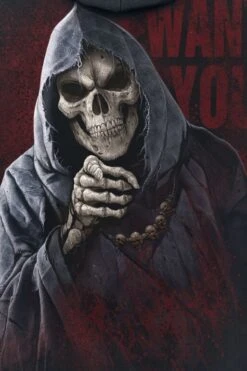 "War Kills" Hooded Sweater Black By Spiral -Men Fashion Clothing Store 533686d