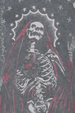 "T-shirt With Large Front Print" T-Shirt Black By Rock Rebel By EMP -Men Fashion Clothing Store 533923d