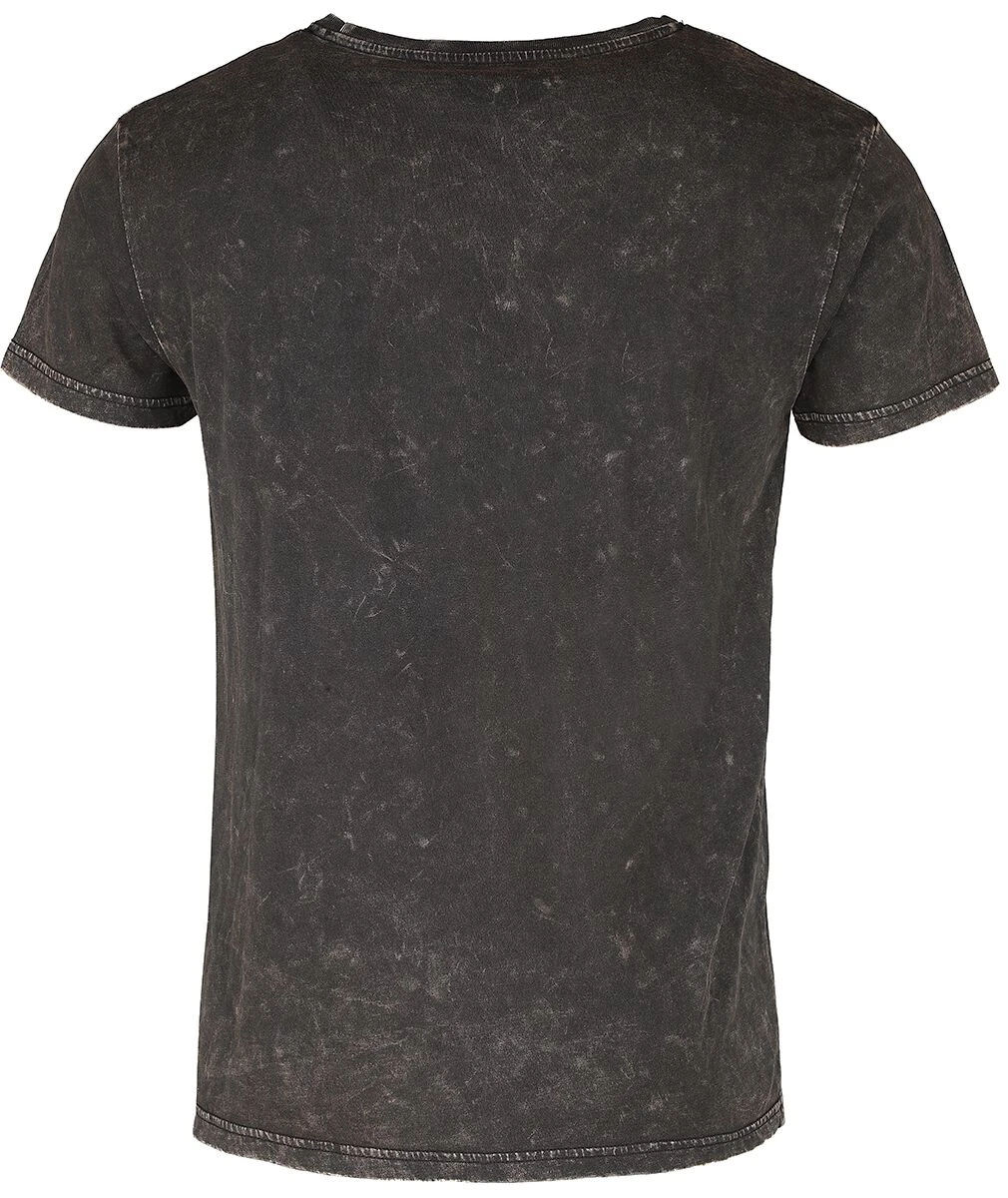 "Vintage-style T-shirt" T-Shirt Grey By Rock Rebel By EMP 4 "Vintage-style T-shirt" T-Shirt Grey By Rock Rebel By EMP - Image 2