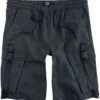 "Comfortable Fabric Trousers With Slit Pockets" Shorts Black By RED By EMP 1 "Comfortable Fabric Trousers With Slit Pockets" Shorts Black By RED By EMP -Men Fashion Clothing Store 534028a