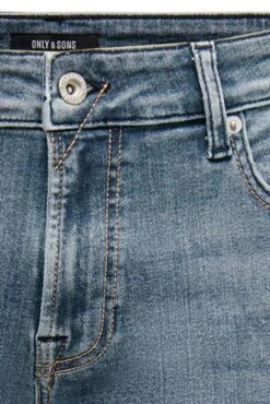 "ONSLOOM SLIM BLUE GREY 4064 JEANS NOOS" Jeans Blue By ONLY And SONS -Men Fashion Clothing Store 534471d