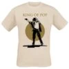 "King Of Pop MJ" T-Shirt Beige By Michael Jackson -Men Fashion Clothing Store 534587a